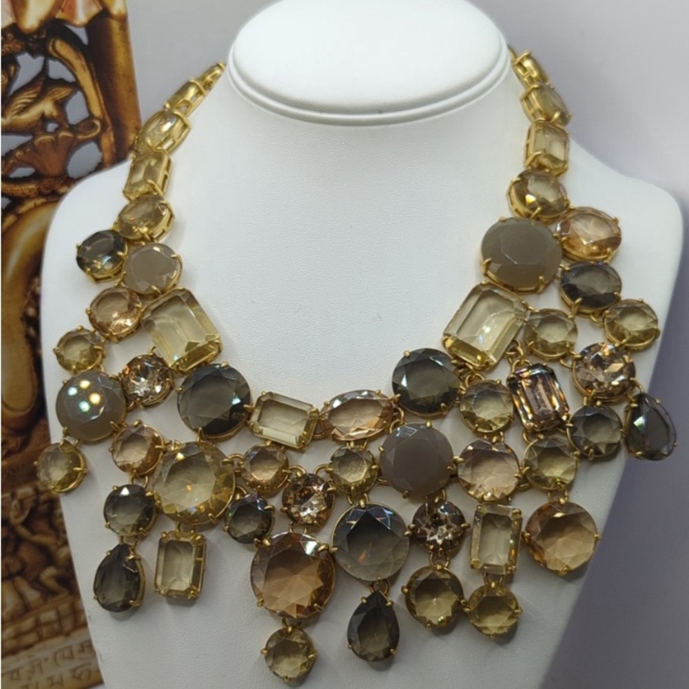 J. Crew Gold and Silver Layered Necklace
